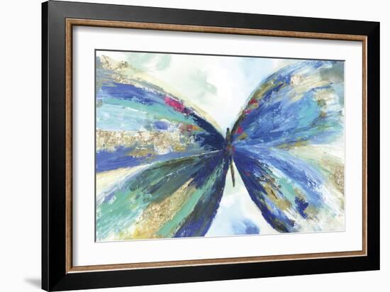 Blue butterfly-Allison Pearce-Framed Premium Giclee Print