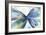 Blue butterfly-Allison Pearce-Framed Premium Giclee Print