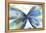 Blue butterfly-Allison Pearce-Framed Stretched Canvas