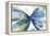 Blue butterfly-Allison Pearce-Framed Stretched Canvas