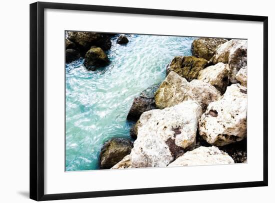 Blue By The Rocks-Acosta-Framed Photo