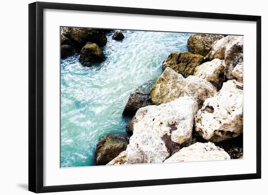 Blue By The Rocks-Acosta-Framed Photo