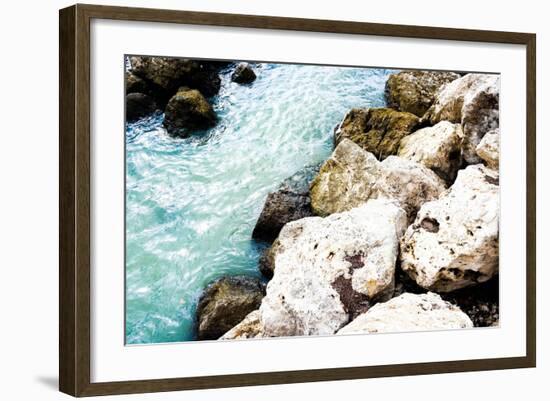 Blue By The Rocks-Acosta-Framed Photo