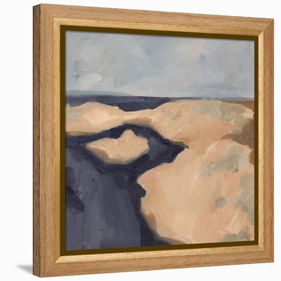 Blue California Coast I-Jacob Green-Framed Stretched Canvas