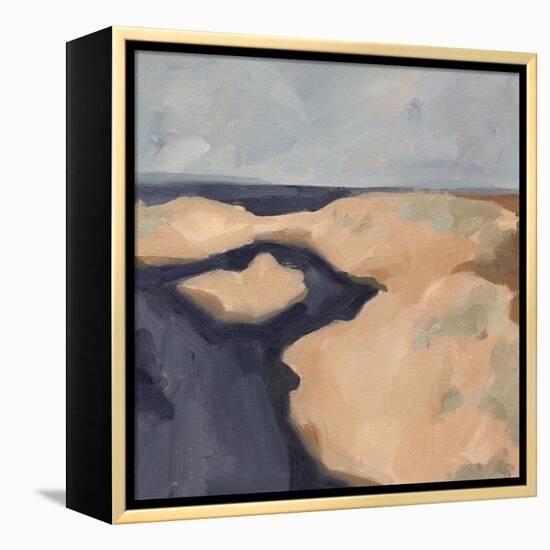 Blue California Coast I-Jacob Green-Framed Stretched Canvas