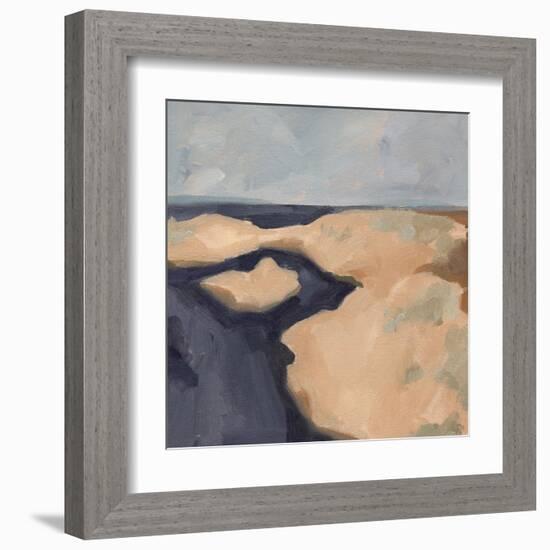 Blue California Coast I-Jacob Green-Framed Art Print