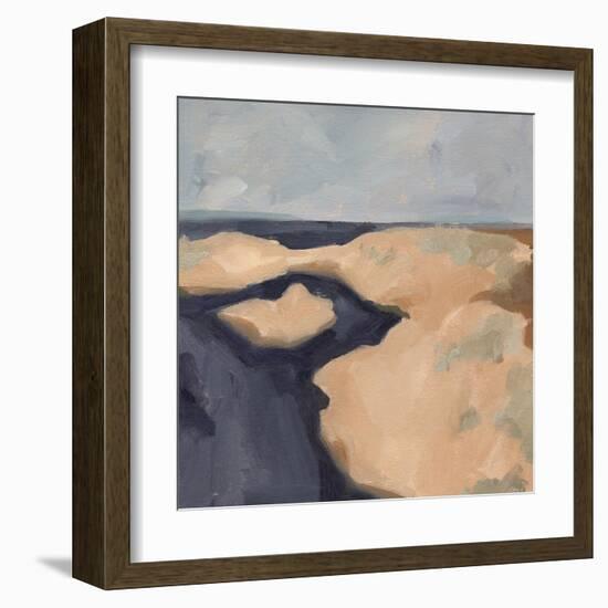 Blue California Coast I-Jacob Green-Framed Art Print