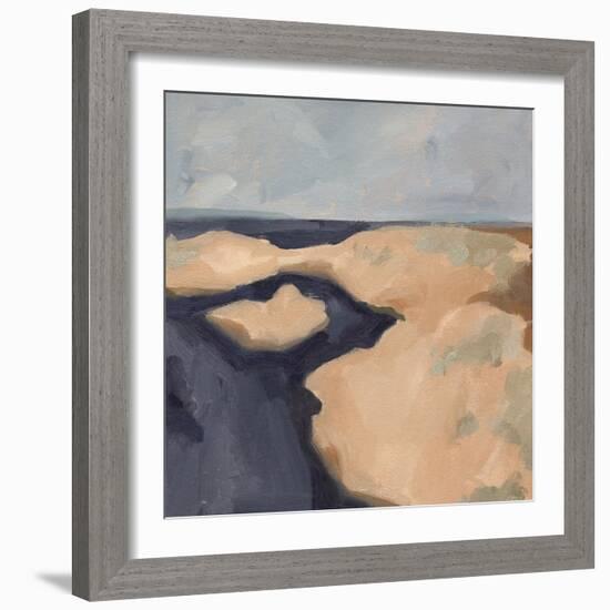 Blue California Coast I-Jacob Green-Framed Art Print