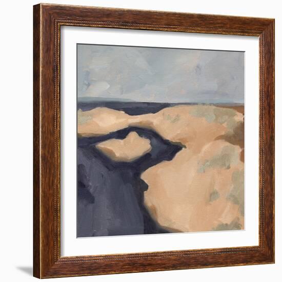 Blue California Coast I-Jacob Green-Framed Art Print