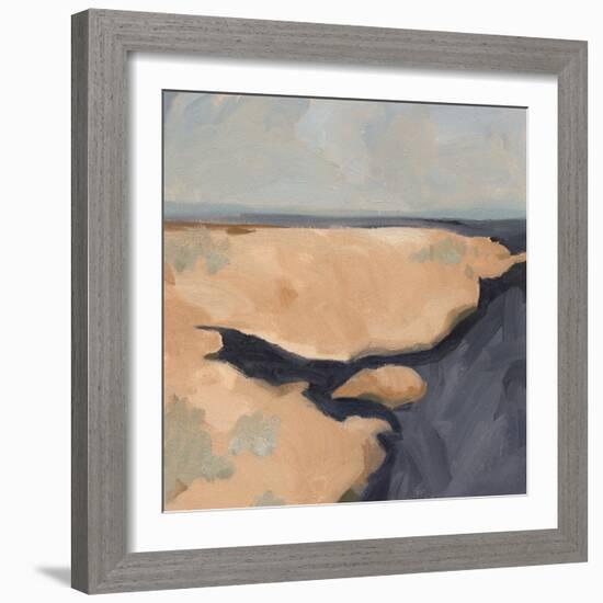 Blue California Coast II-Jacob Green-Framed Art Print