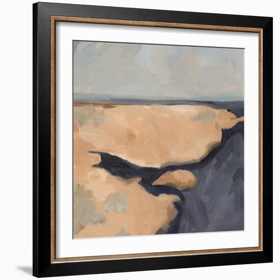 Blue California Coast II-Jacob Green-Framed Art Print