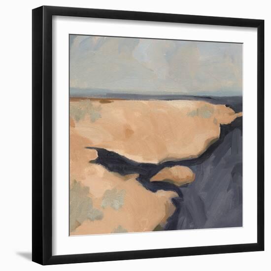 Blue California Coast II-Jacob Green-Framed Art Print