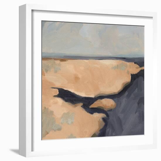 Blue California Coast II-Jacob Green-Framed Art Print