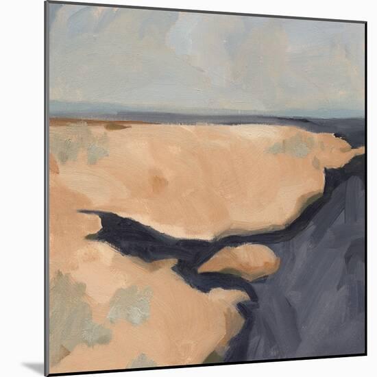 Blue California Coast II-Jacob Green-Mounted Art Print