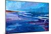 Blue Californian Seascape In Big Sur-Markus Bleichner-Mounted Art Print