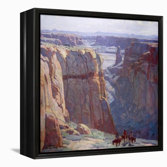 Blue Canyon-Edgar Payne-Framed Stretched Canvas