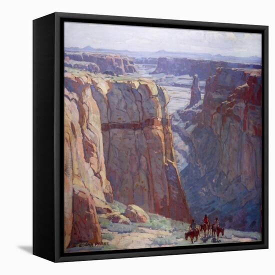 Blue Canyon-Edgar Payne-Framed Stretched Canvas