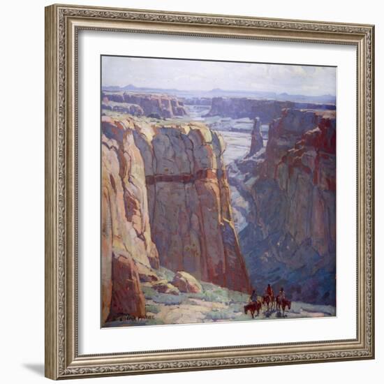 Blue Canyon-Edgar Payne-Framed Art Print