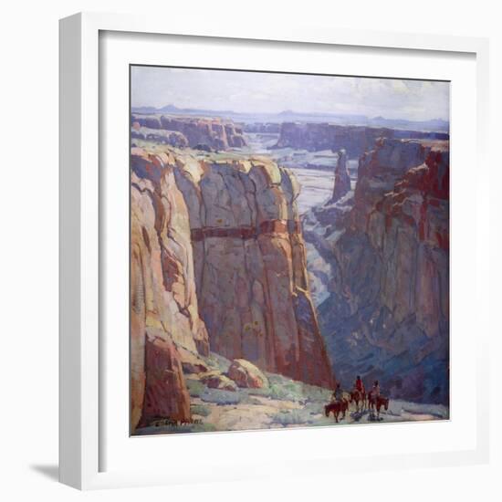 Blue Canyon-Edgar Payne-Framed Art Print