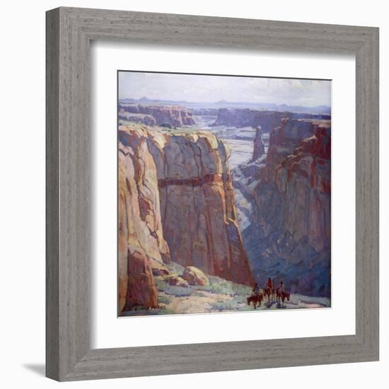 Blue Canyon-Edgar Payne-Framed Art Print