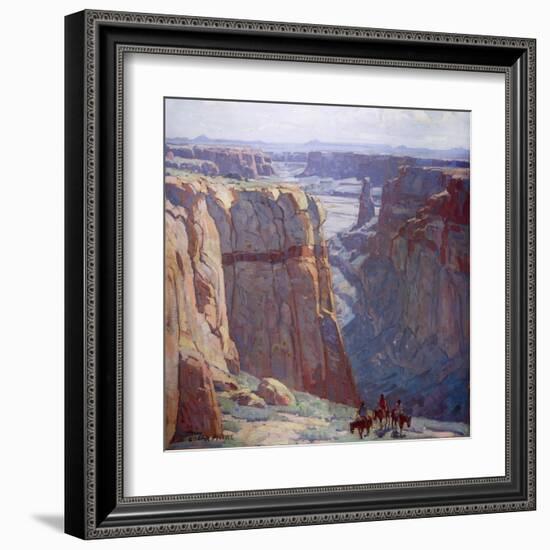 Blue Canyon-Edgar Payne-Framed Art Print