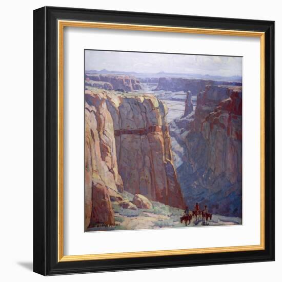 Blue Canyon-Edgar Payne-Framed Art Print