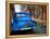 Blue Car in Havana, Cuba, Caribbean-Nadia Isakova-Framed Premier Image Canvas