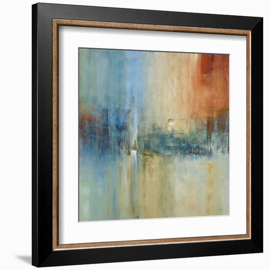 Blue Cascade-Simon Addyman-Framed Art Print