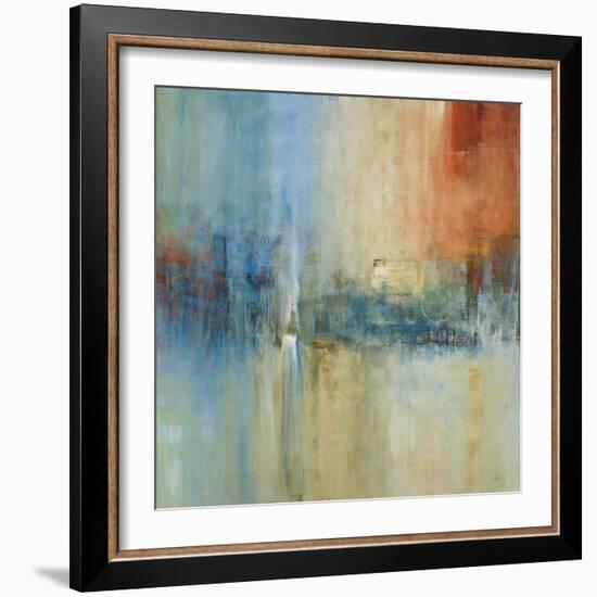 Blue Cascade-Simon Addyman-Framed Art Print