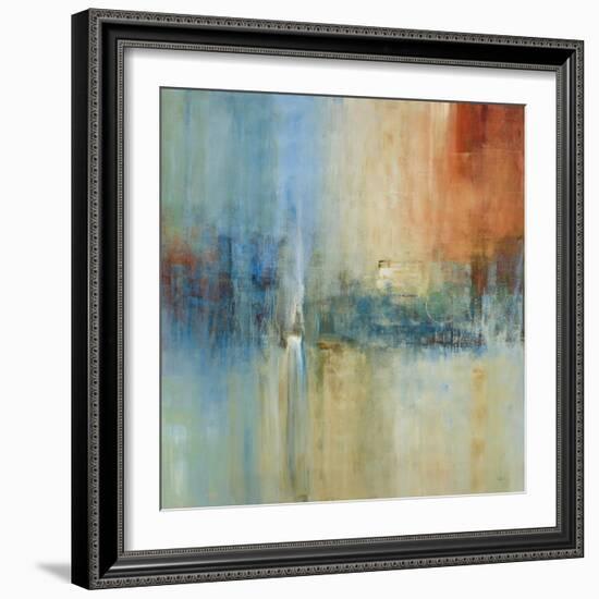 Blue Cascade-Simon Addyman-Framed Art Print