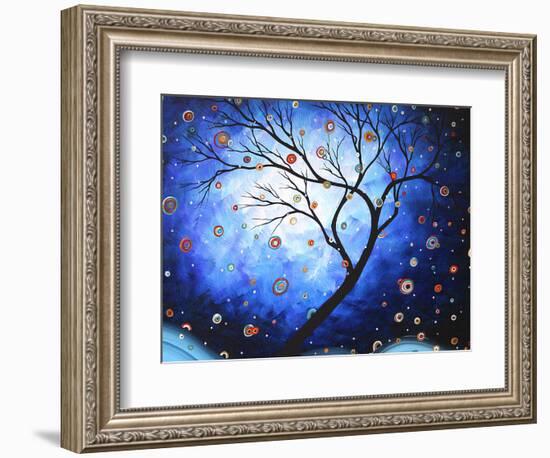 Blue Cascade-Megan Aroon Duncanson-Framed Art Print