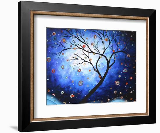 Blue Cascade-Megan Aroon Duncanson-Framed Art Print