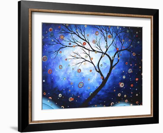 Blue Cascade-Megan Aroon Duncanson-Framed Art Print