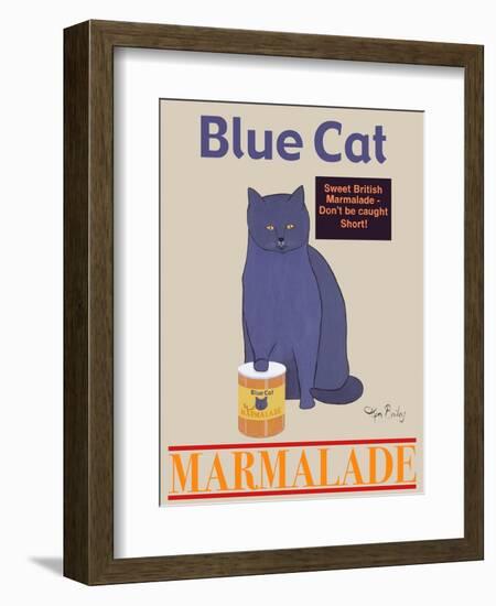 Blue Cat-Ken Bailey-Framed Giclee Print