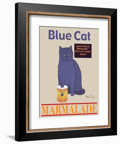 Blue Cat-Ken Bailey-Framed Giclee Print