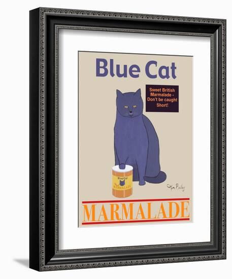 Blue Cat-Ken Bailey-Framed Giclee Print