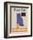 Blue Cat-Ken Bailey-Framed Giclee Print