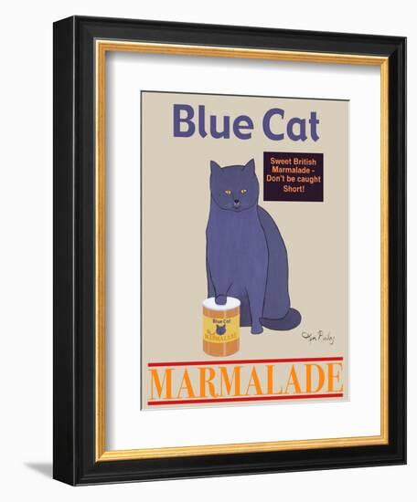 Blue Cat-Ken Bailey-Framed Giclee Print