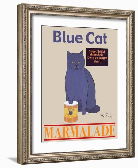 Blue Cat-Ken Bailey-Framed Giclee Print