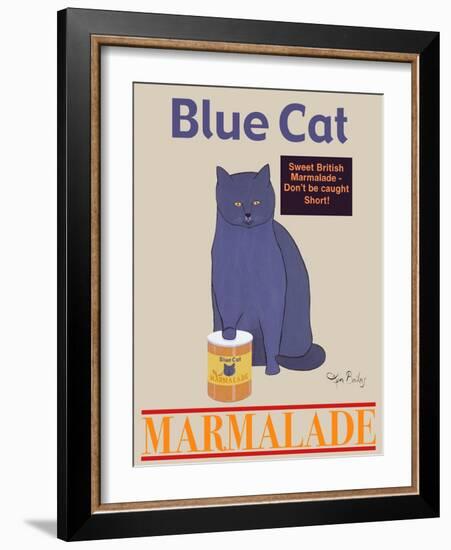 Blue Cat-Ken Bailey-Framed Giclee Print