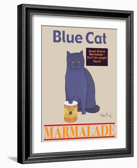 Blue Cat-Ken Bailey-Framed Giclee Print