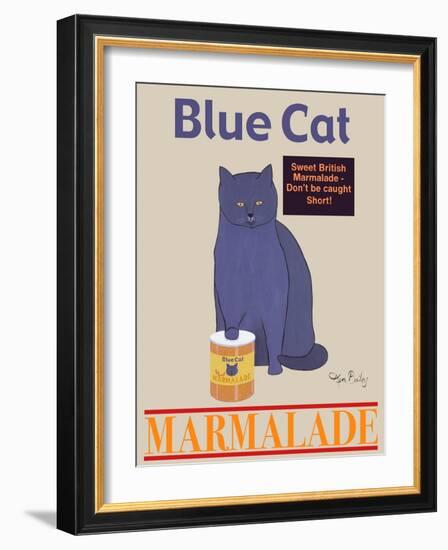 Blue Cat-Ken Bailey-Framed Giclee Print