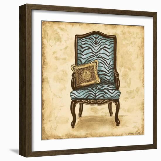 Blue Chair VI-Gregory Gorham-Framed Premium Giclee Print