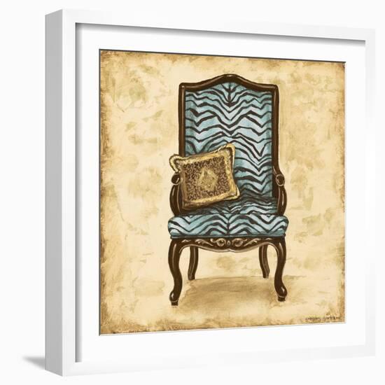 Blue Chair VI-Gregory Gorham-Framed Premium Giclee Print