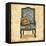 Blue Chair VI-Gregory Gorham-Framed Stretched Canvas