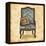 Blue Chair VI-Gregory Gorham-Framed Stretched Canvas