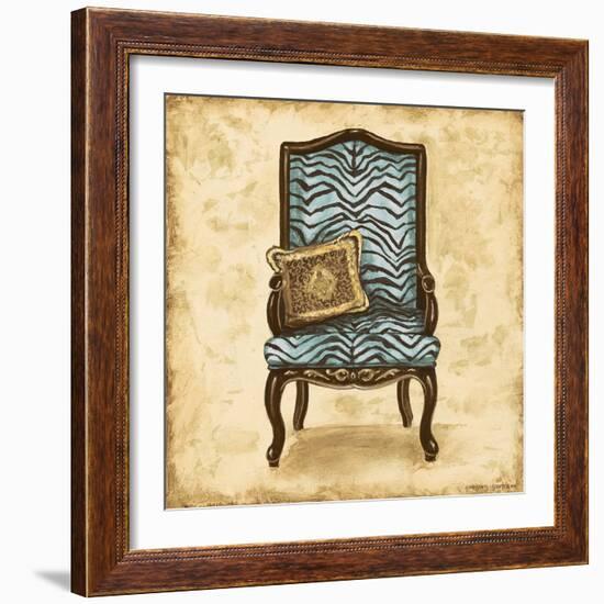 Blue Chair VI-Gregory Gorham-Framed Art Print