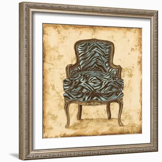 Blue Chair VII-Gregory Gorham-Framed Art Print