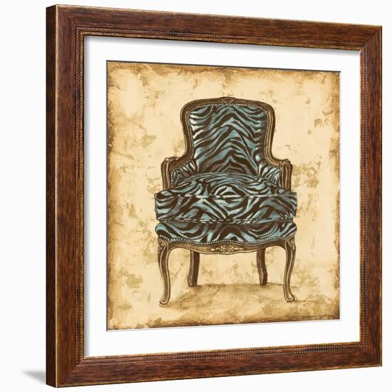 Blue Chair VII-Gregory Gorham-Framed Art Print