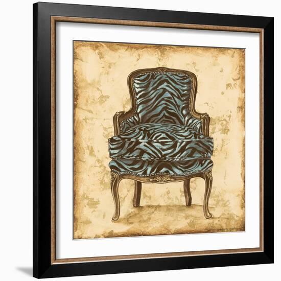 Blue Chair VII-Gregory Gorham-Framed Art Print